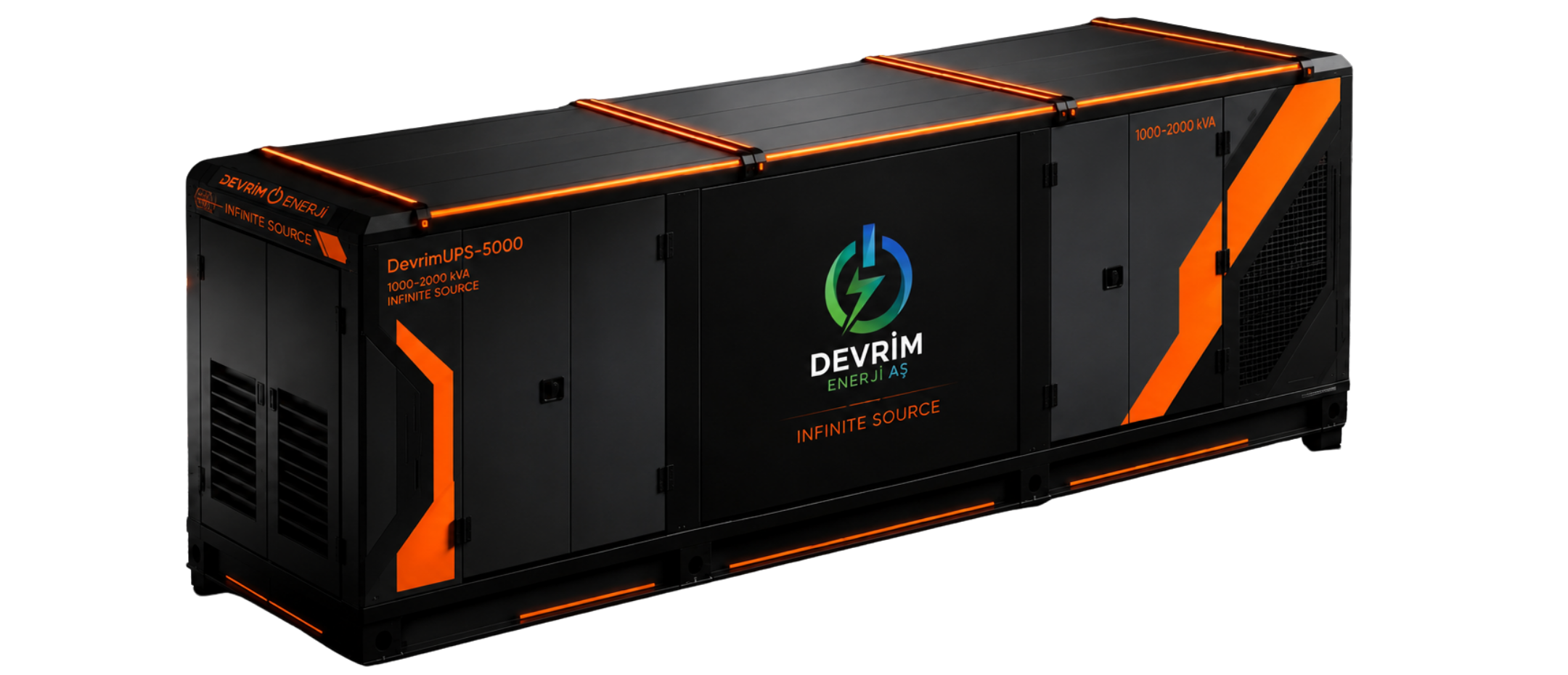 DevrimUPS-5000 premium containerized power platform